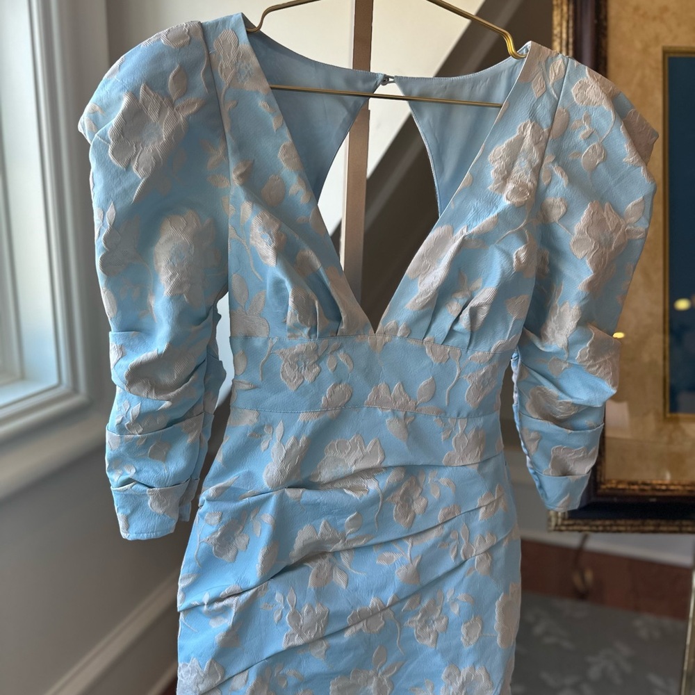 Light Blue Floral Mini dress by For Love & Lemons size xs